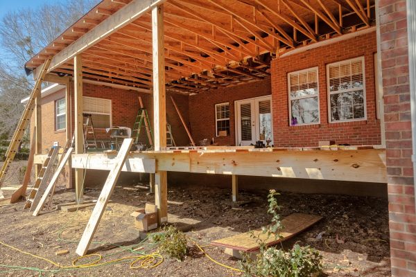 Porch Columns Installation in Hixson