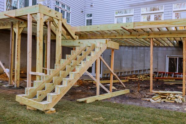 Deck Post Replacement in Hixson
