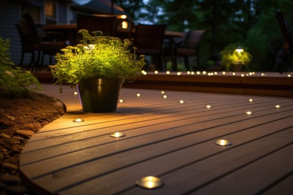 Ground Level Deck Construction in Hixson